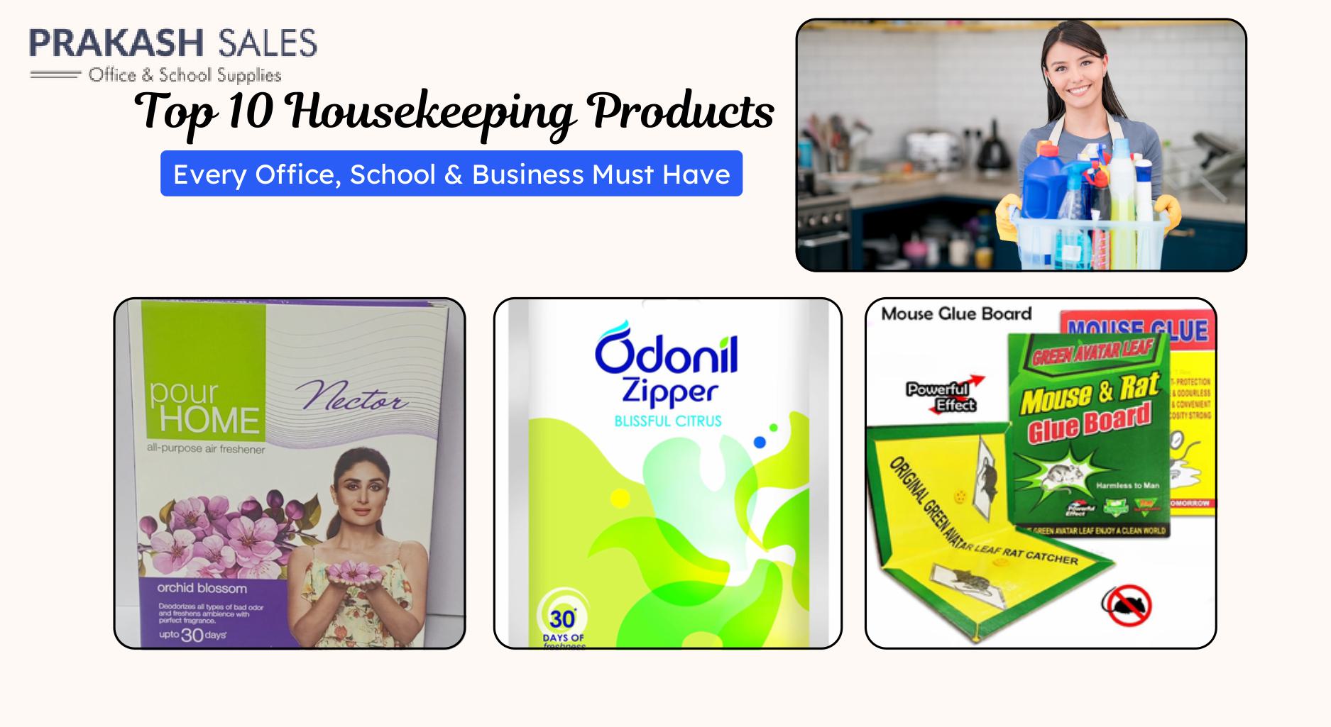 Top 10 Housekeeping Products Every Office, School & Business Must Have