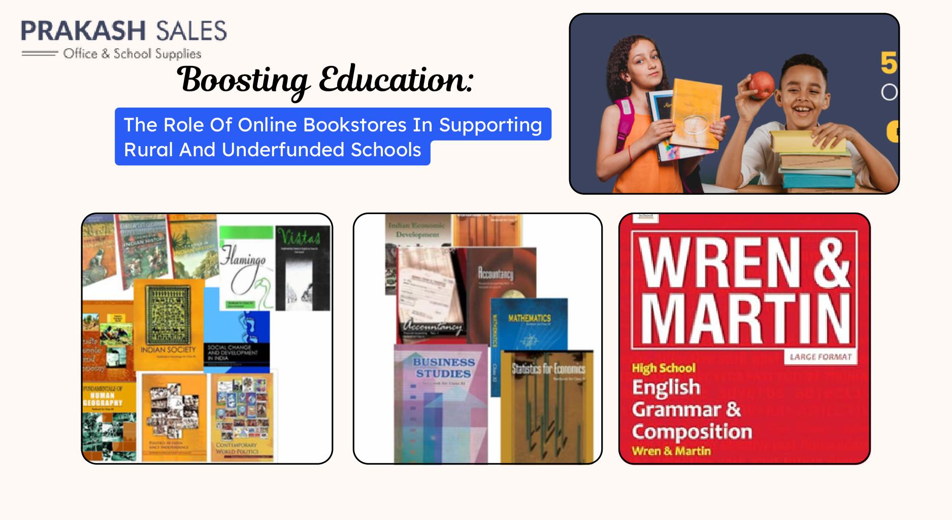 Boosting Education: The Role of Online Bookstores in Supporting Rural and Underfunded Schools