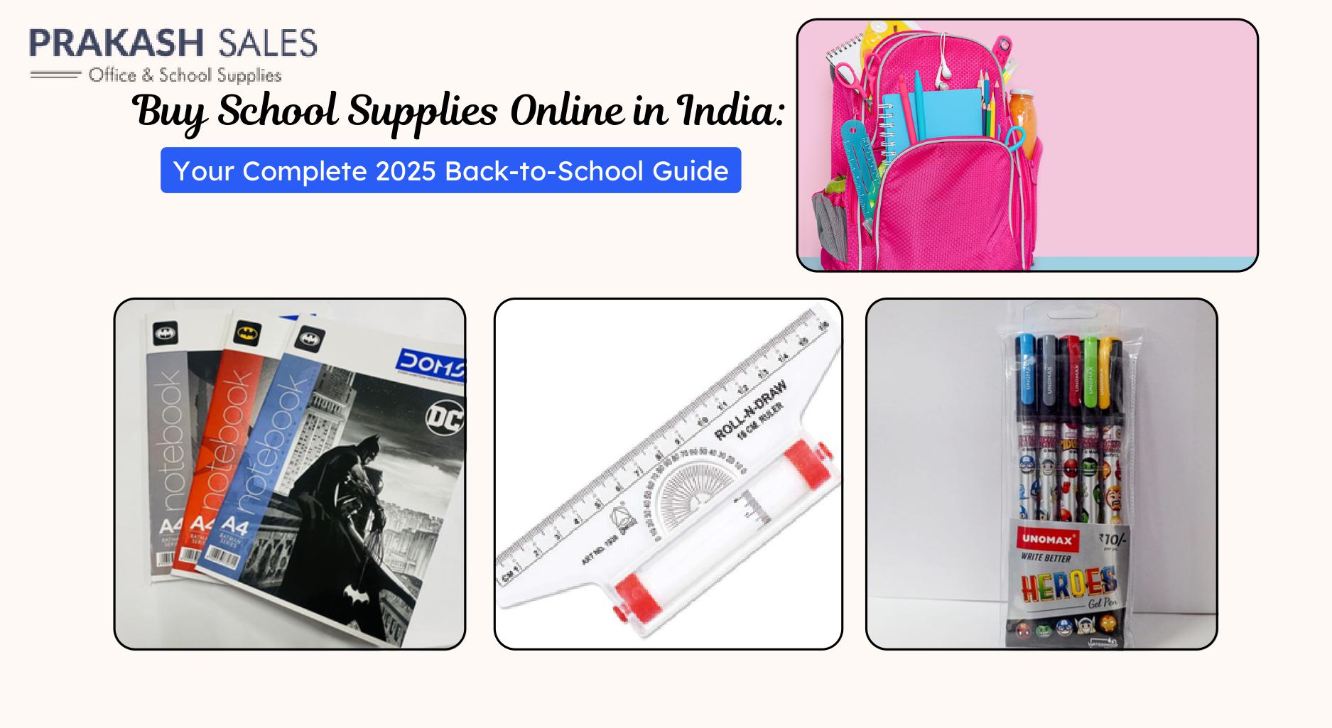 Buy School Supplies Online in India: Your Complete 2025 Back-to-School Guide