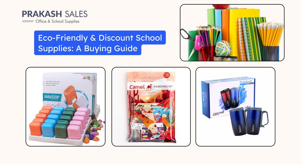 Eco-Friendly & Discount School Supplies: A Buying Guide