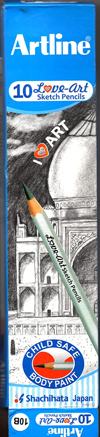 Artline Love Art 10B Sketch Pencils, Set of 10 Pencils Buy Online