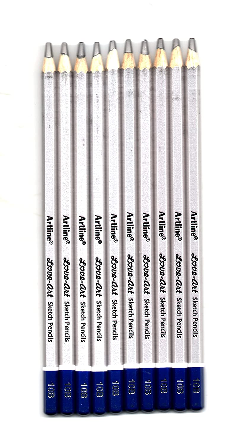 Artline Love Art 10B Sketch Pencils, Set of 10 Pencils Buy Online