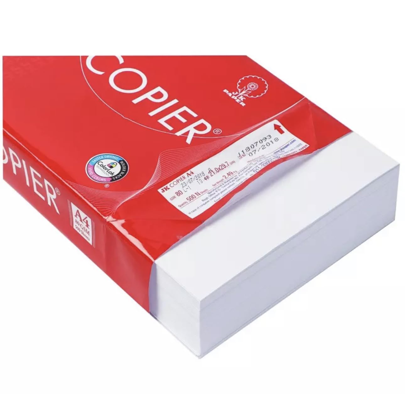 JK A4 Paper 75 GSM 500 Sheets Pack Of 2 Ream Buy Online