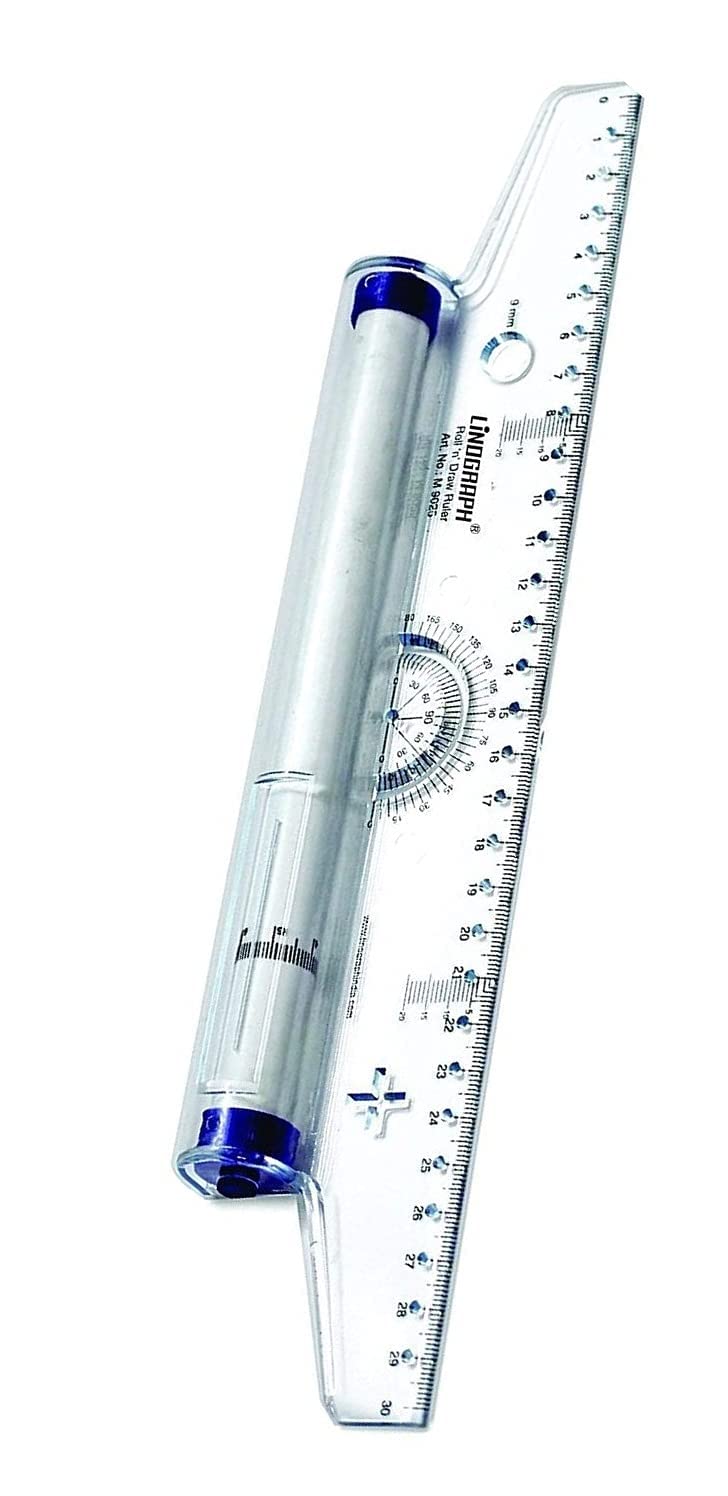 Roll Ruler Parallel Ruler, Multi-purpose Drawing Rolling Ruler Drafting  Scale 30CM Buy Online