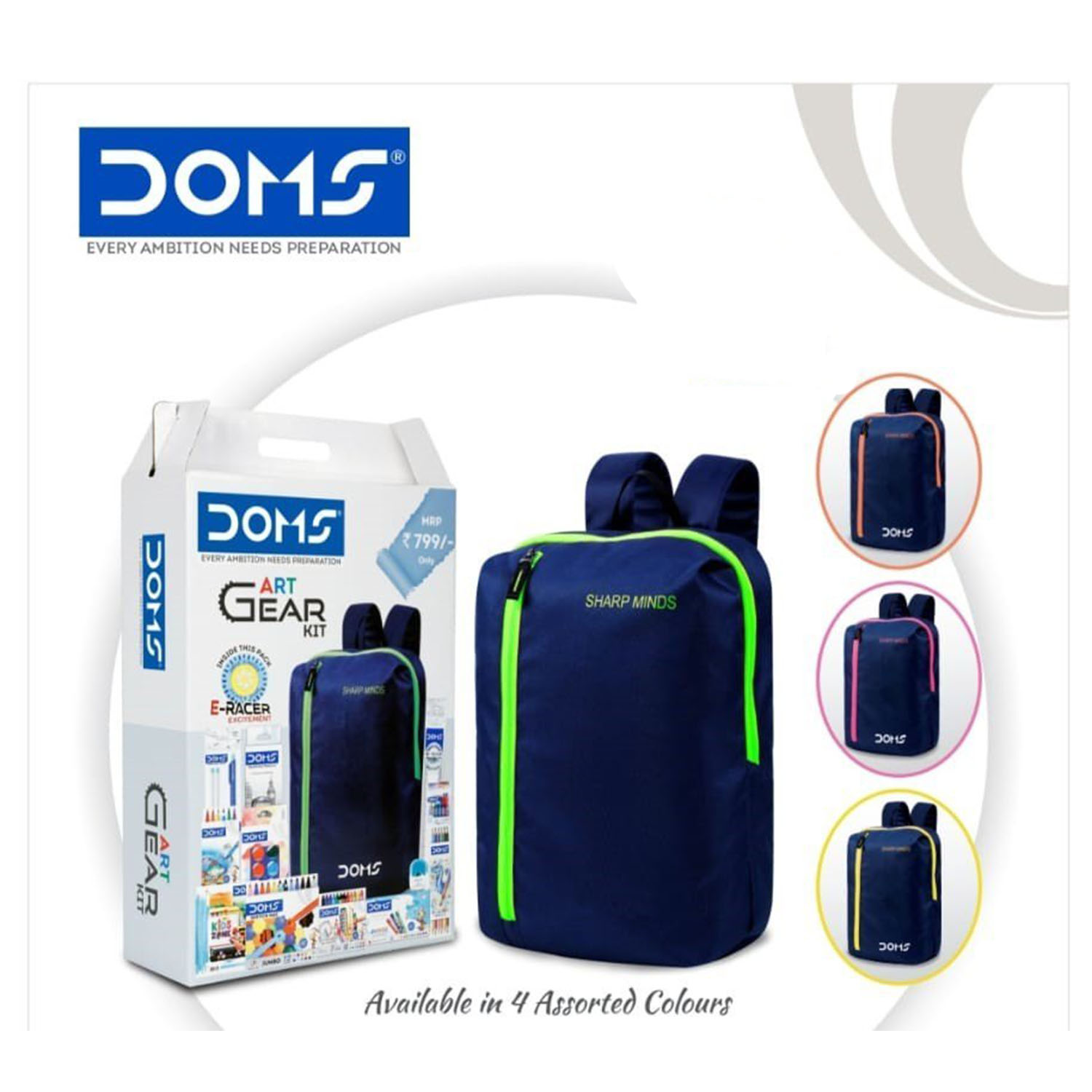 Order Doms Smart Coloring Kit Bag Online From The Orange Store,Dehradun