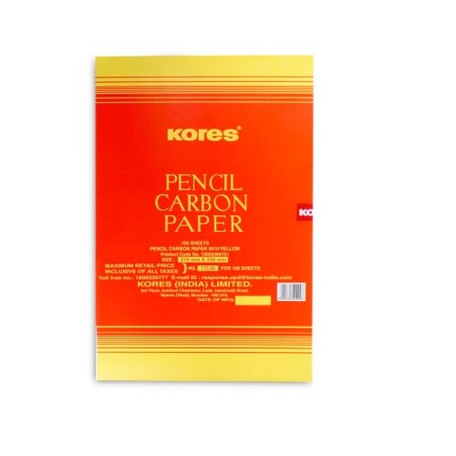 Kores Pencil Carbon Paper Red 100 Sheets