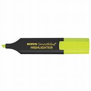ST-KH-013 Kores Highlighter Pack Of 10 (Yellow)